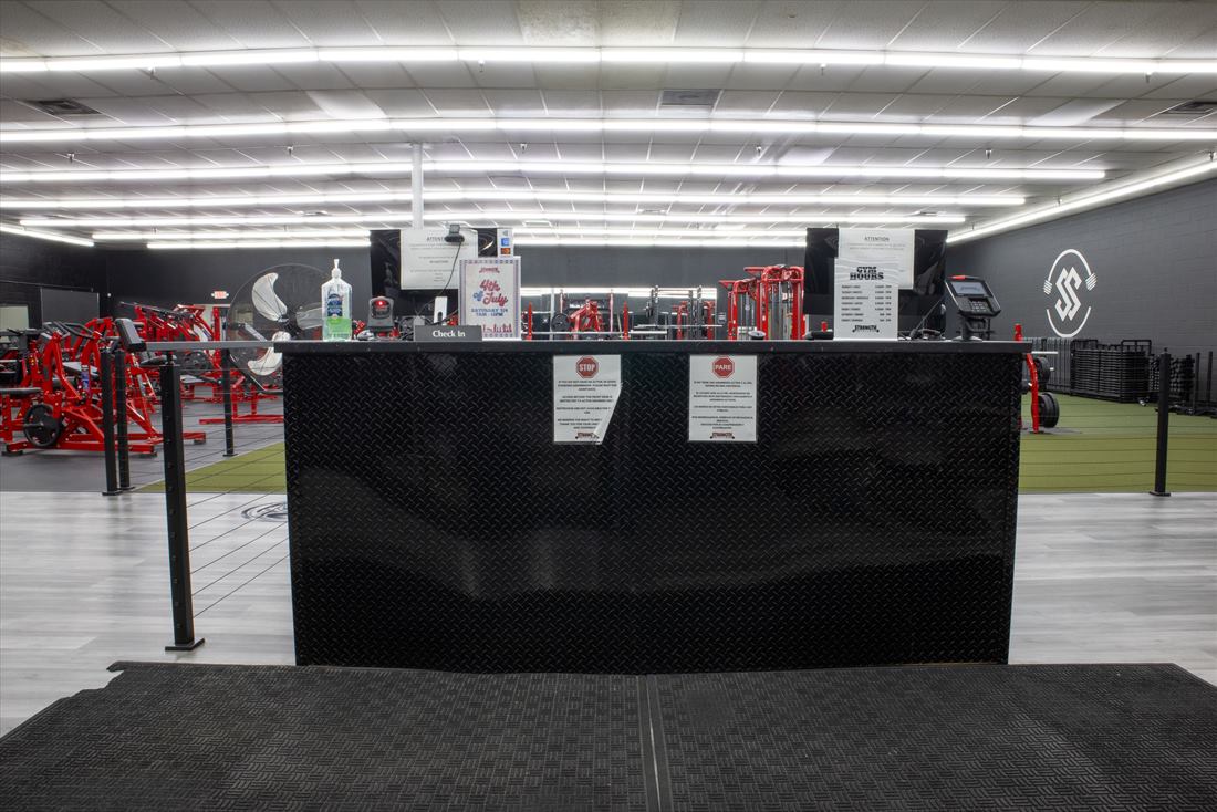 Strength Station front desk