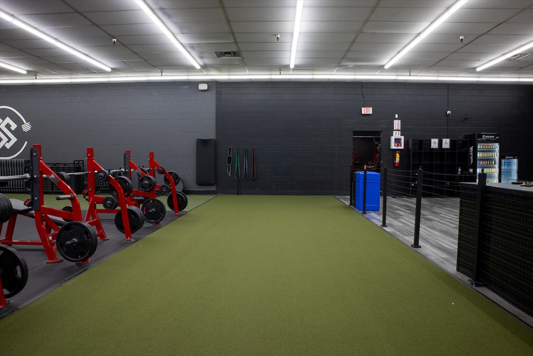 Indoor turf lane for functional training